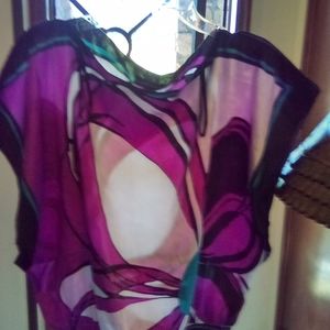 Lane Bryant short sleeve blouse